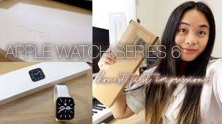 APPLE WATCH SERIES 6 UNBOXING + HONEST FIRST IMPRESSIONS *...is it really worth it?*