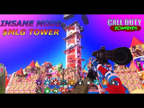 MLG TOWER INSANE MODE Black Ops III Custom Zombies - YouTube