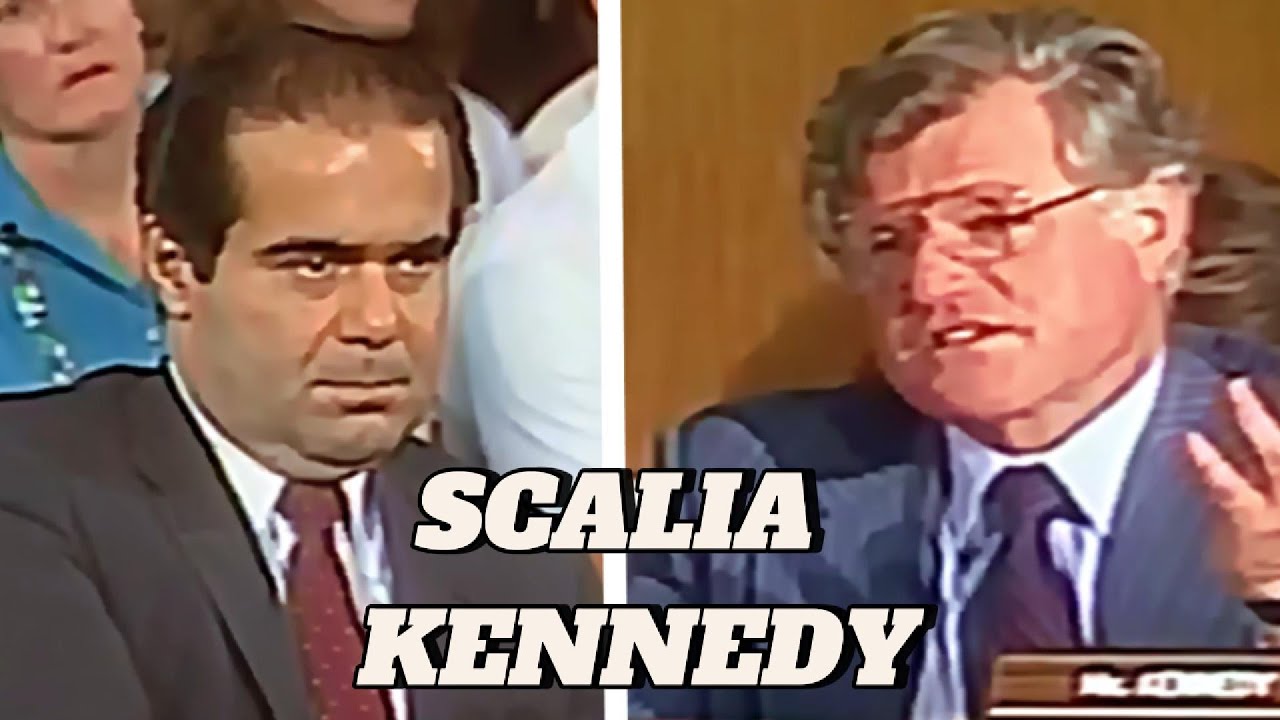 Ted Kennedy GRILLS Scalia Over Roe v. Wade