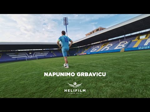 Napunimo Grbavicu - Oprostaj Samira Bekrica - FPV Drone in Grbavica Stadium