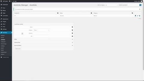 Autolinks Manager Pro - Create an autolink (basic tutorial)