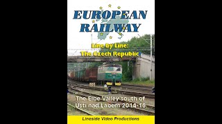 Czech Republic: trains along the 'Elbe River' Valley near Usti-nad-Labem, 2014 - 2016