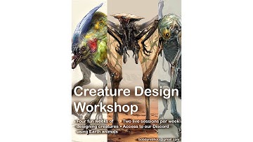 Creatures Unleashed: Join our Workshop to Learn the Art of Creature Design!