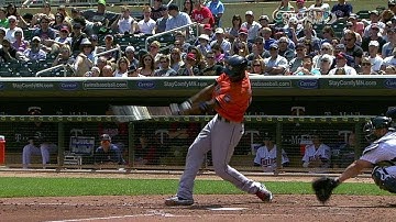 HOU@MIN: Fowler grounds an RBI single