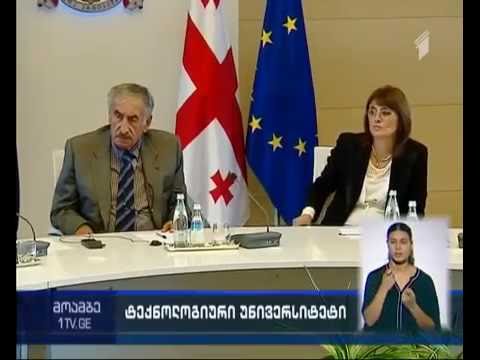 ტექნოლოგიური ინსტიტუტის პროექტზე მსჯელობა