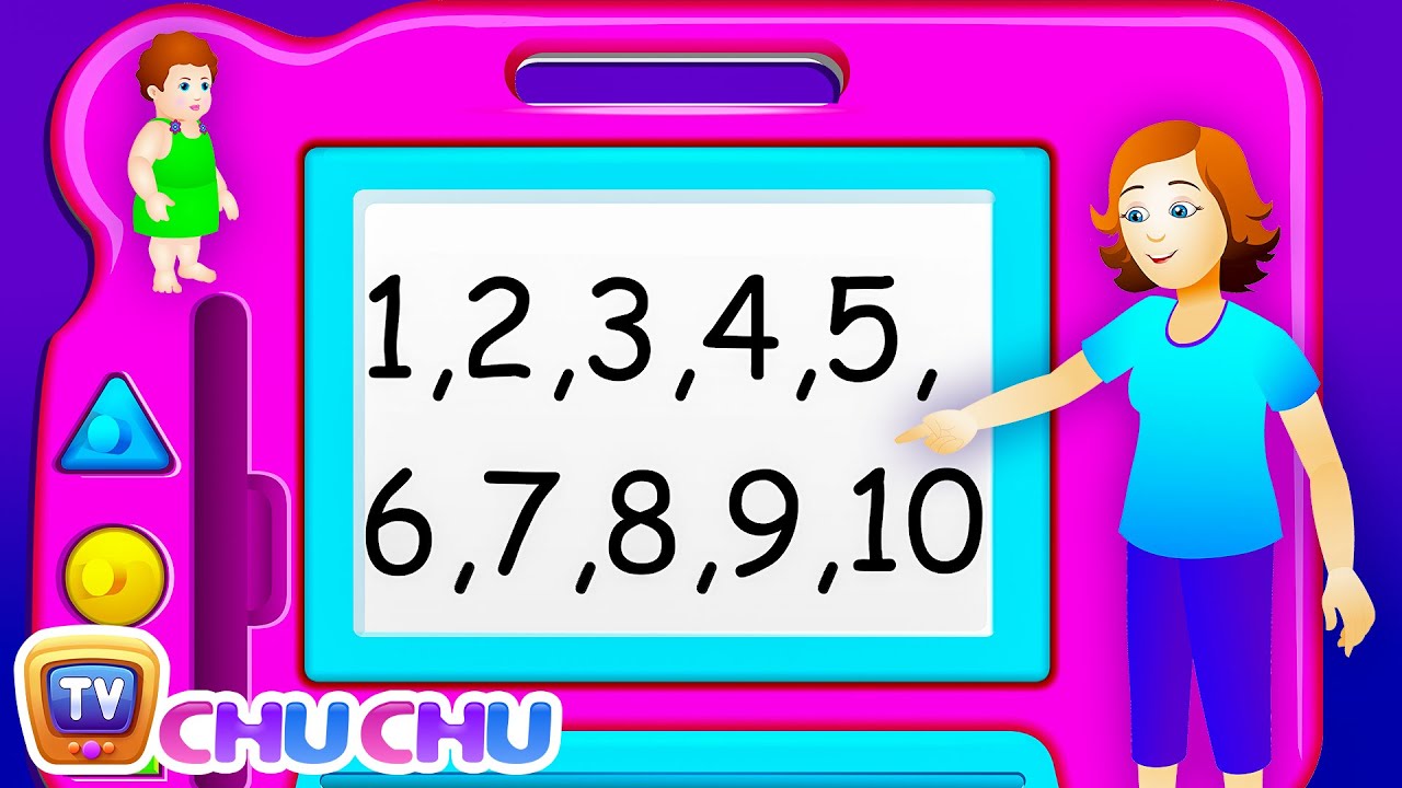 Chuchu Tv Numbers Song New Short Version Number Rhymes For Children Youtube