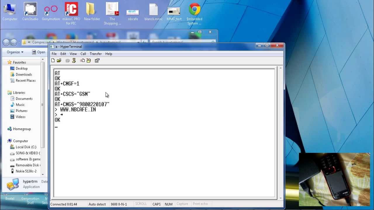 hyperterminal commands hyperterminal commands