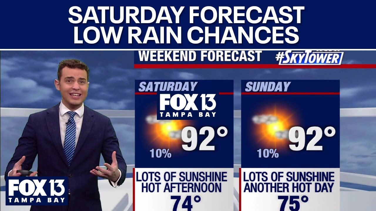 Tampa weather | Sunny and hot on Saturday - YouTube