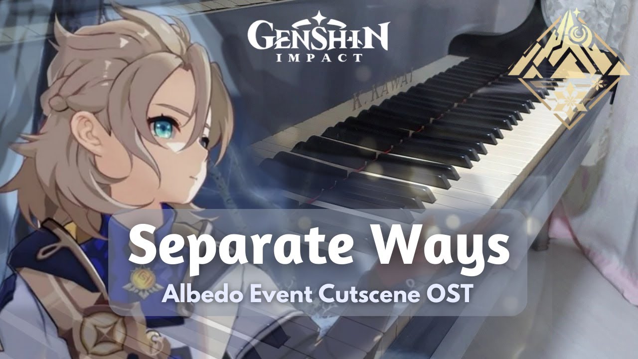 Genshin OST: Separate Ways (Albedo Event Cutscene OST) | Piano Cover