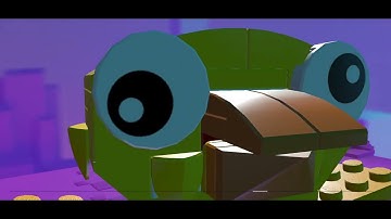 Lego Legacy Heroes Unboxed Easter Chick set animation