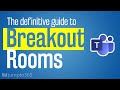 How to use the new breakout rooms in Microsoft Teams