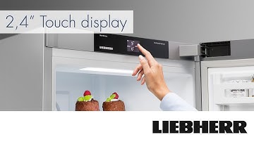 Liebherr features: 2,4" Touch display
