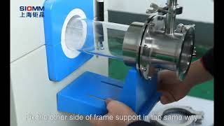 Vacuum tube furnace installation & using