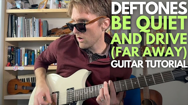 Be Quiet and Drive (Far Away) Guitar version - Guitar performance video thumbnail