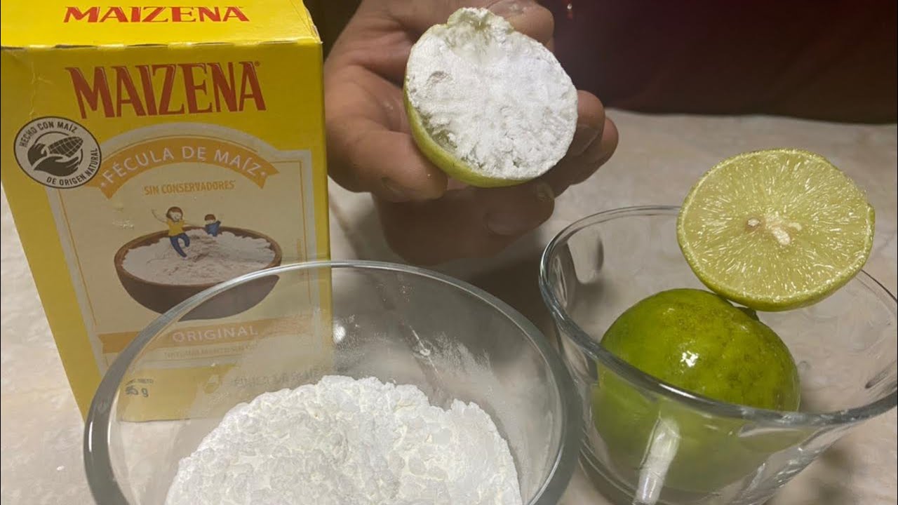 Mezcla Maizena con Lim�n, esta receta ya todas mis amigas la est�n haciendo!