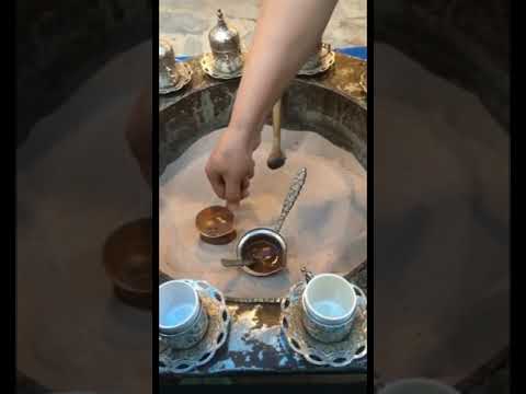 الذ قهوة على الرمل