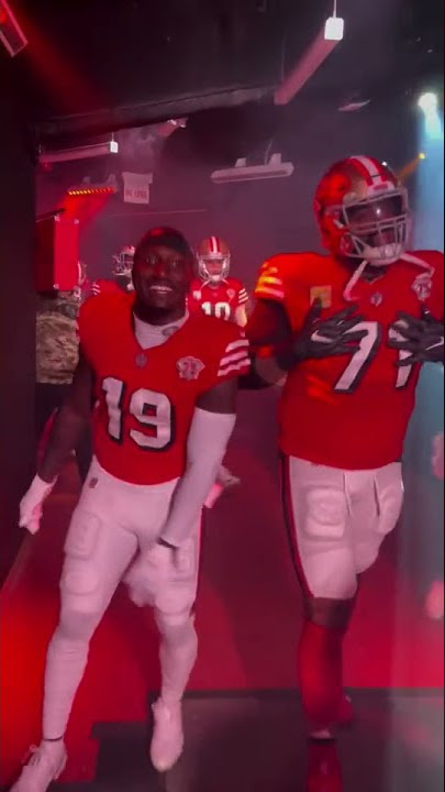 49ers coming out of the tunnel 🔥🔥 #49ers #sanfrancisco #thebay #nfl #football #shorts