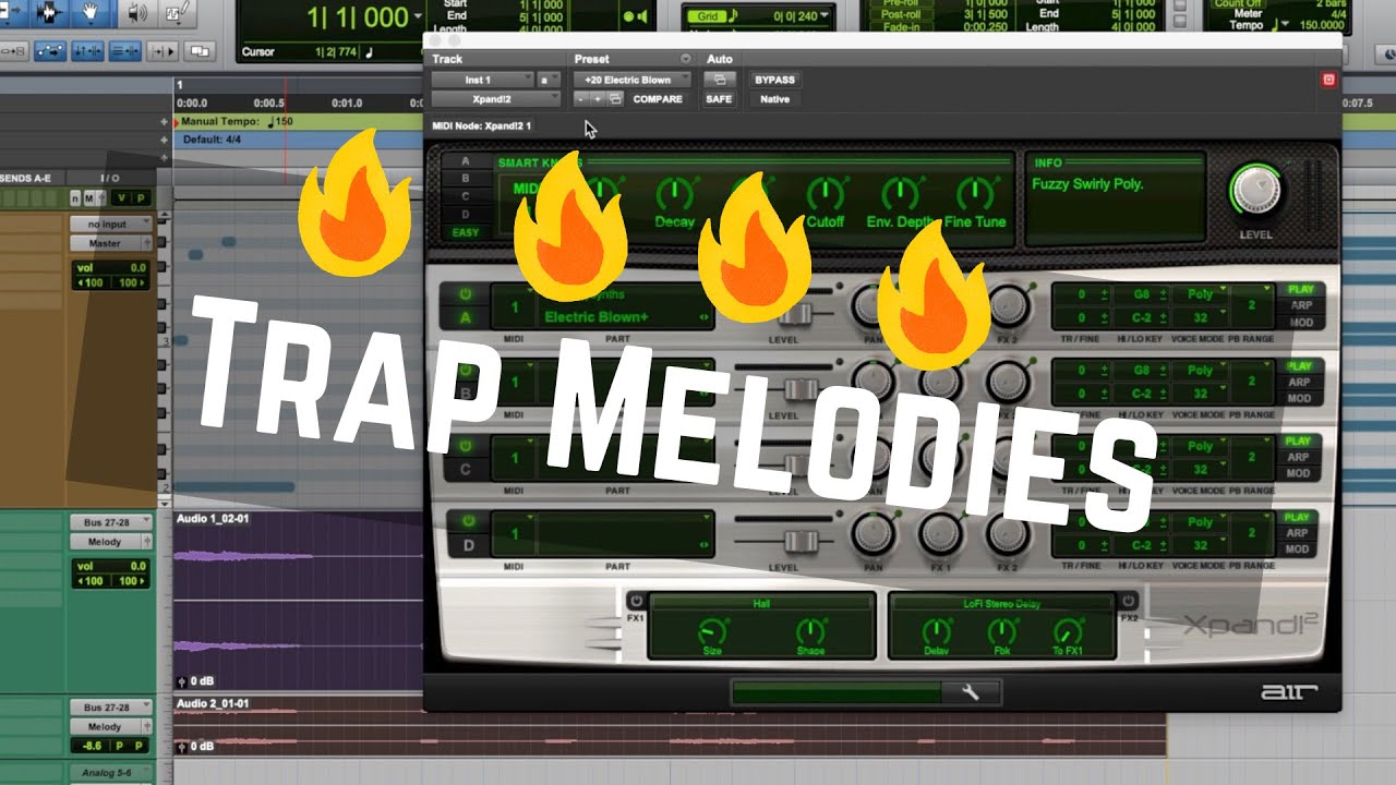 How to make Beats | How to make a Trap Melody | Pro Tools 12 - YouTube