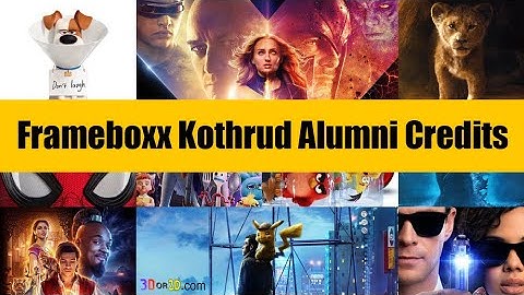 Frameboxx Kothrud Alumni Credits | Frameboxx Animation & vfx #Frameboxx #Frameboxxkothrud