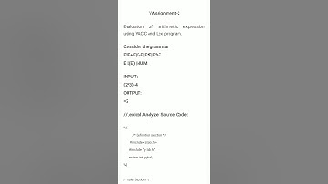 Compiler lab 2 : Evaluate arithmetic expression using Yacc part 2