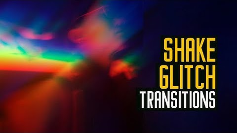Shake Glitch Transitions DaVinci Resolve Templates