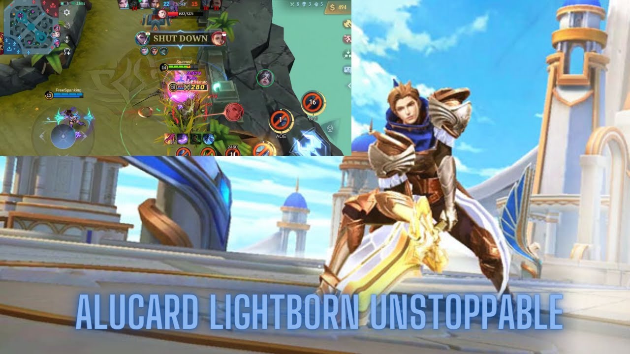 Alucard Lightborn Skin Gameplay: Unleashing Radiant Fury | Mobile ...