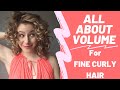 HOW TO GET SERIOUS VOLUME IN FINE CURLY HAIR | PLUS Bounce Curl Product Review Update!!