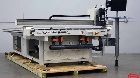 2007 AXYZ MGE M1530 Graphics Router Table