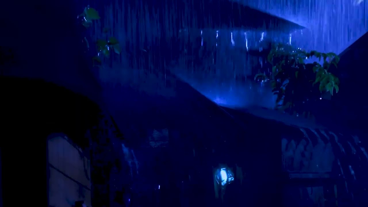 Staying Warm While Rain Falls on the Roof | Cozy Night Sounds