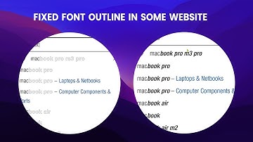 How to fix google chrome font outline | AfterBoost Channel