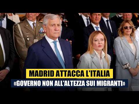 Video MADRID ATTACCA L'ITALIA: IL VOSTRO GOVERNO NON È STATO ALL'ALTEZZA SUI MIGRANTI