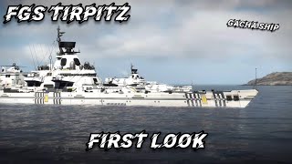 FGS Tirpitz !! Tampilan perdana kapal Gacha mendatang !! screenshot 4