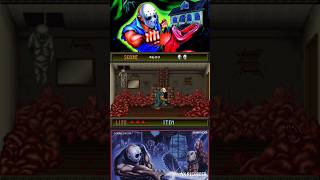 💀Figth Boss Las Sanguijuelas Monstruosas/Splatterhouse🩸 #juegosretro #shorts #splatterhouse