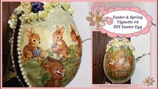 Easter & Spring Vignette #6 DIY Easter Egg 🐣🐰