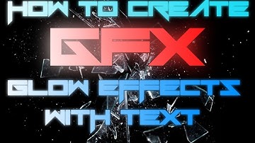 Phtoshop CC/CS6 - How To Create Gfx Style Glowing Text