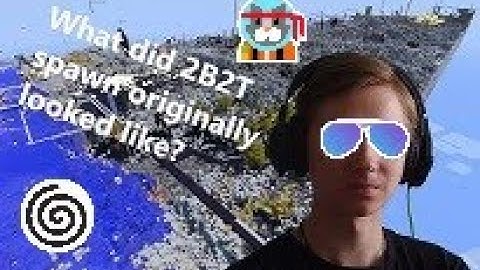 How to escape 2b2t spawn and what did spawn originally looked like?