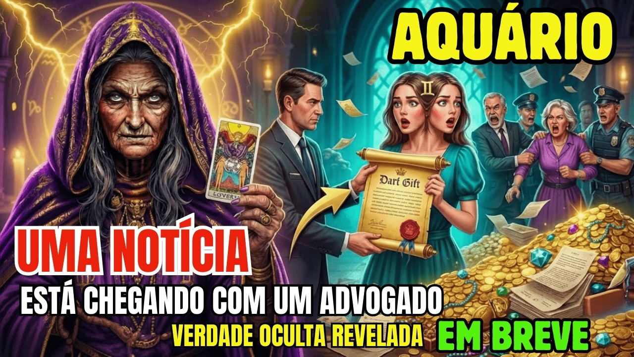 AQUÁRIO ⚖️ Um advogado traz notícias para você 👁️ Verdade oculta revelada ⚡ Tudo muda agora