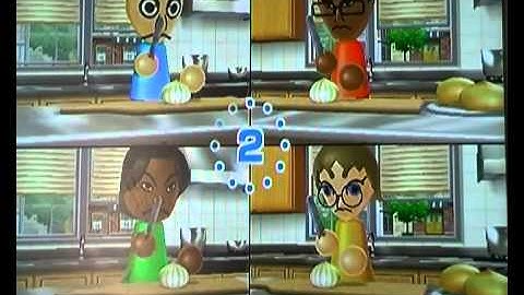 Wii Party 4-Player Minigames - Chop Chops