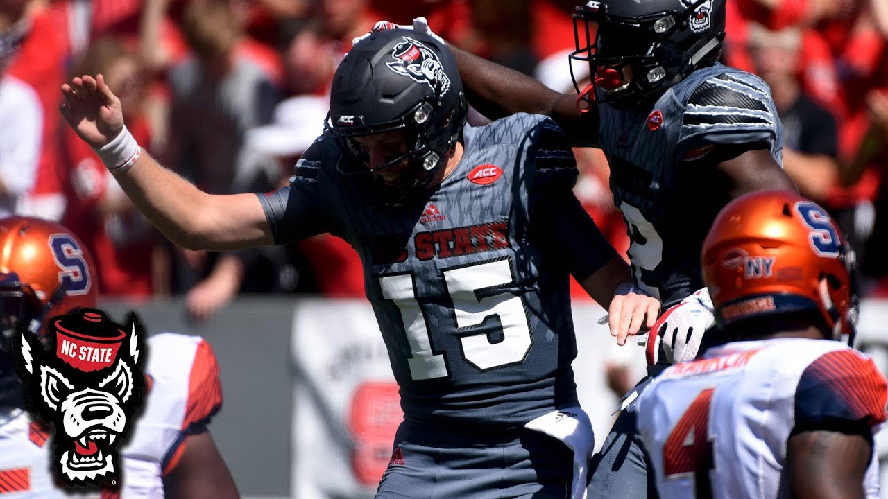 NC State Remembers Ryan Finley's One-Handed Catch vs. Syracuse