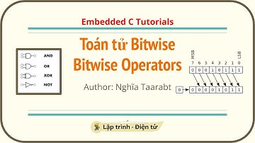 [C] Hướng dẫn sử dụng toán tử Bitwise trong lập trình C Nhúng | Embedded C