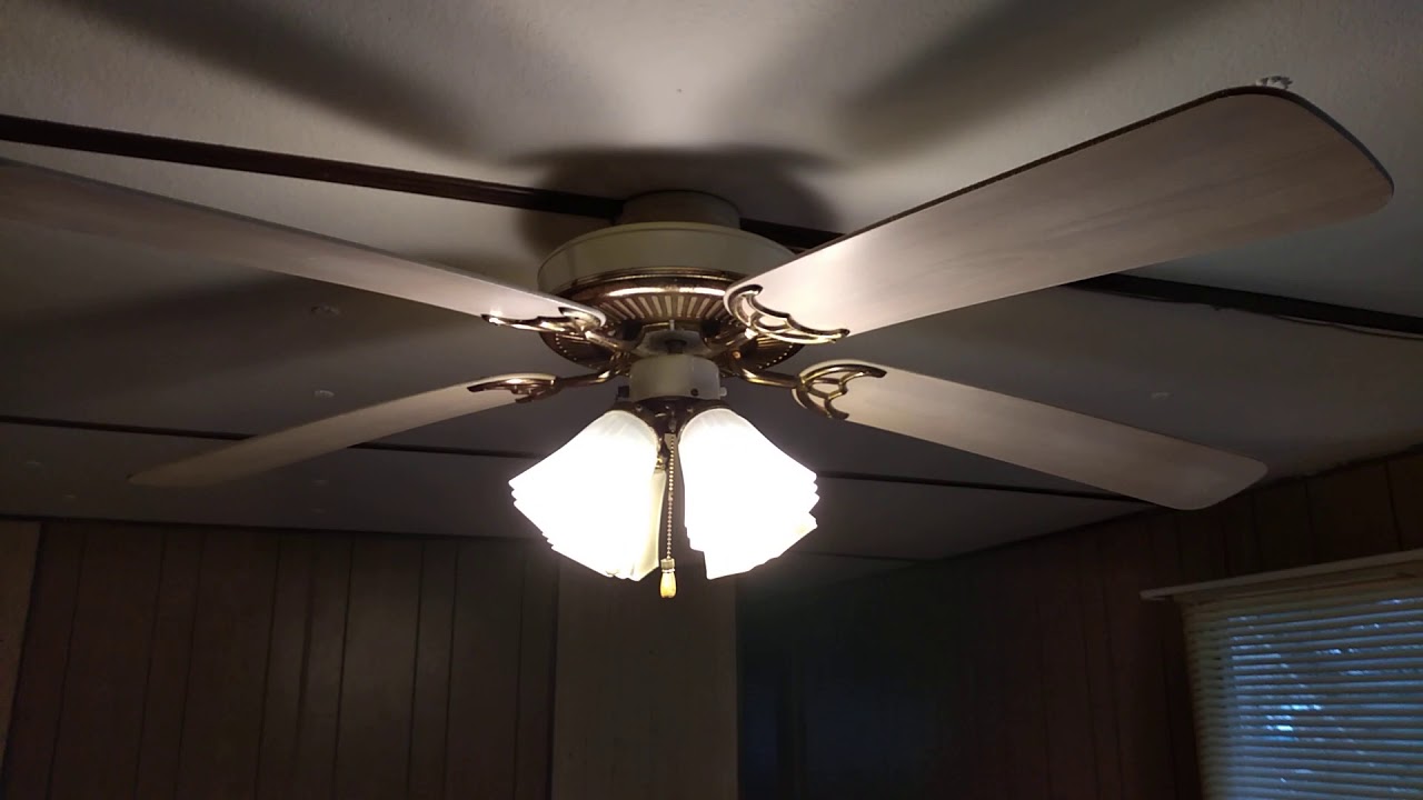 Harbor Breeze Whitestar Ceiling Fan - YouTube