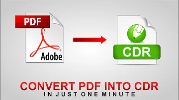 Como converter um arquivo em PDF para Coreldraw?