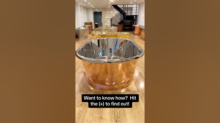 You won't believe how we keep our Copper Baths clean! #luxury  #copperbath #luxurybathroom