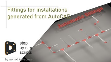 Fittings for installations generated from AutoCAD