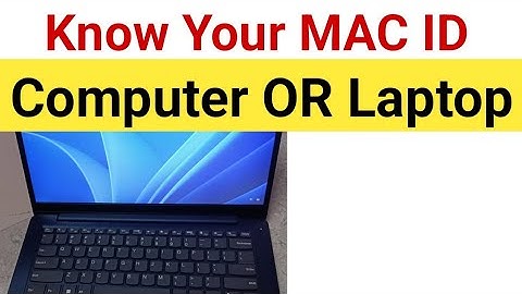 Laptop ka MAC ID Kaise Nikale | Computer Ka MAC ID Kaise Pata Kare.