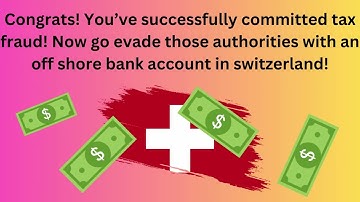 How to... Commit Tax Fraud