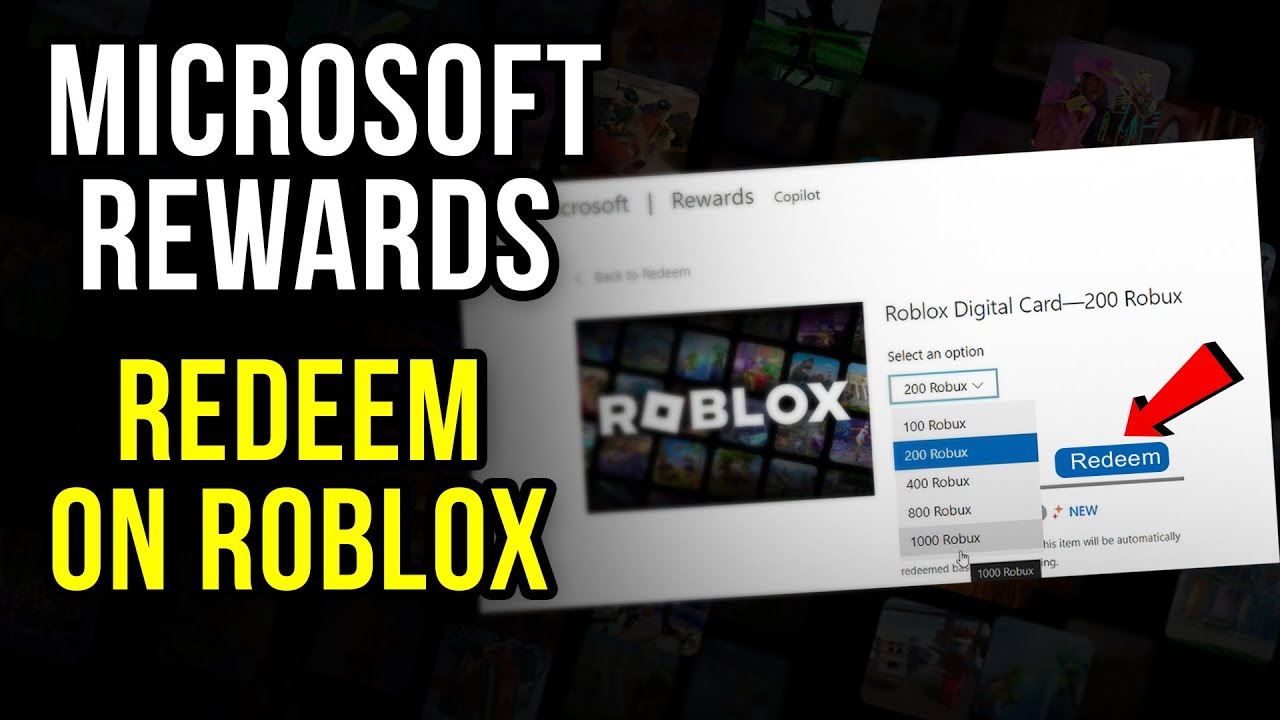 How to Redeem Microsoft Rewards Gift Card Roblox (2025) - YouTube