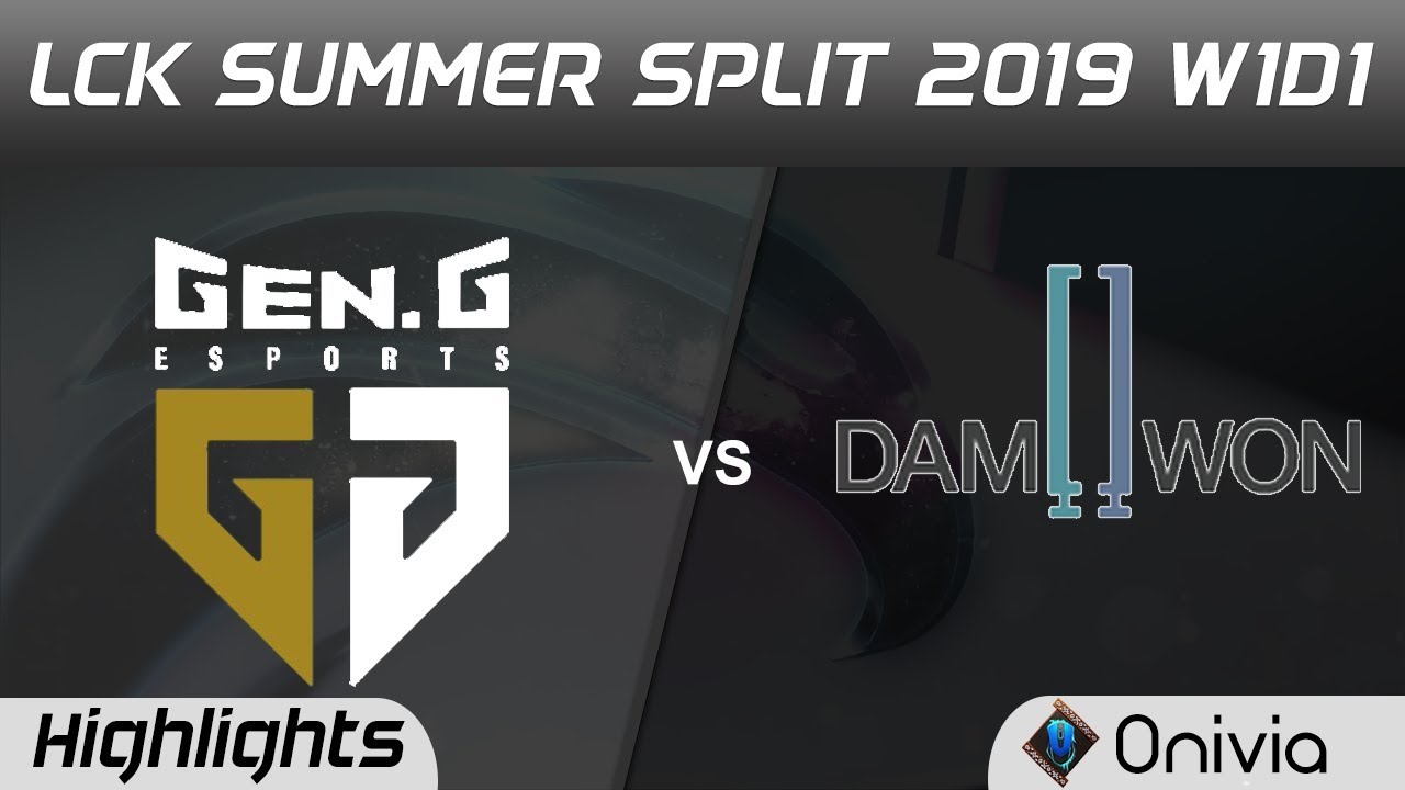 GEN vs DWG Highlights Game 3 LCK Summer 2019 W1D1 Gen G Esports vs Damwon Gaming LCK Highlights by O