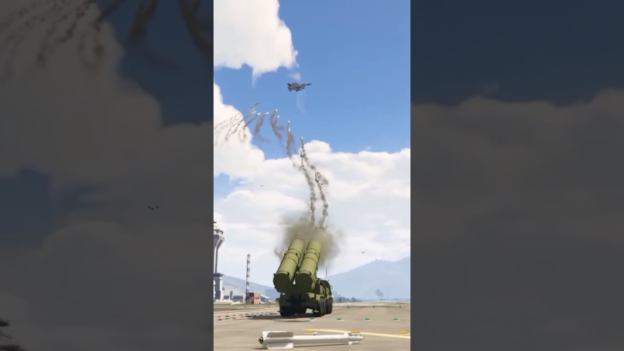 S-500 Advanced Defense System Fires Ballistic Missile at B-21 Bomber Gtav