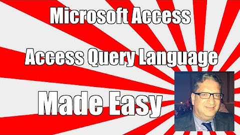 Using the Access Query Language - Access 2007, 2010, 2013 2016 Tutorial